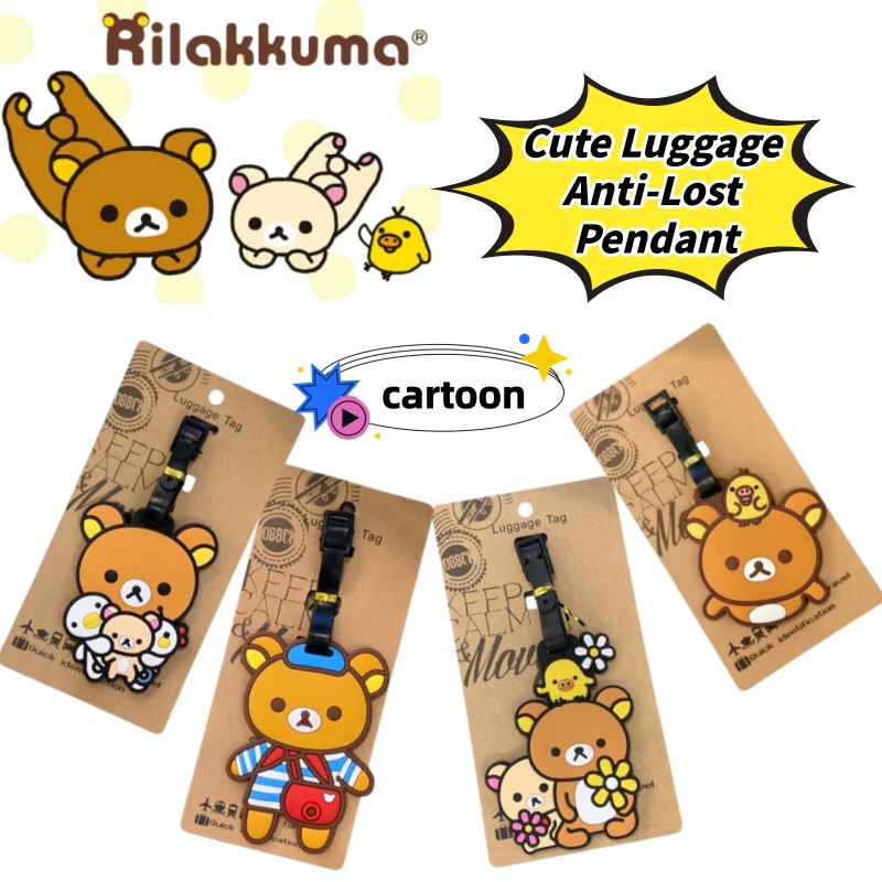 Travel Accessories Organizer - Rilakkuma Creative Personalized Luggage Tag Anti-Lost