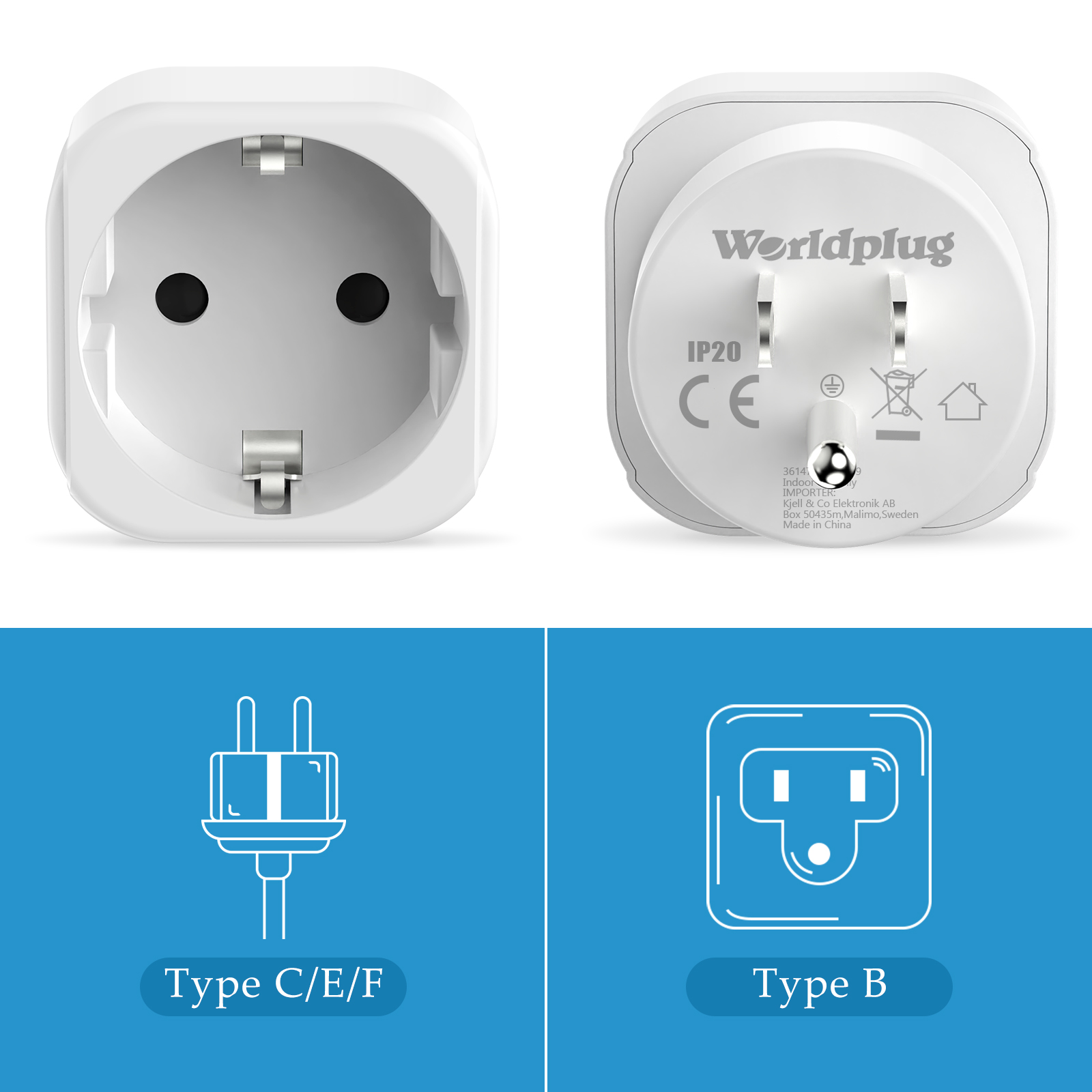 USA Travel Adapter, EU to US T - Travel Accessories Europe 评论和价格