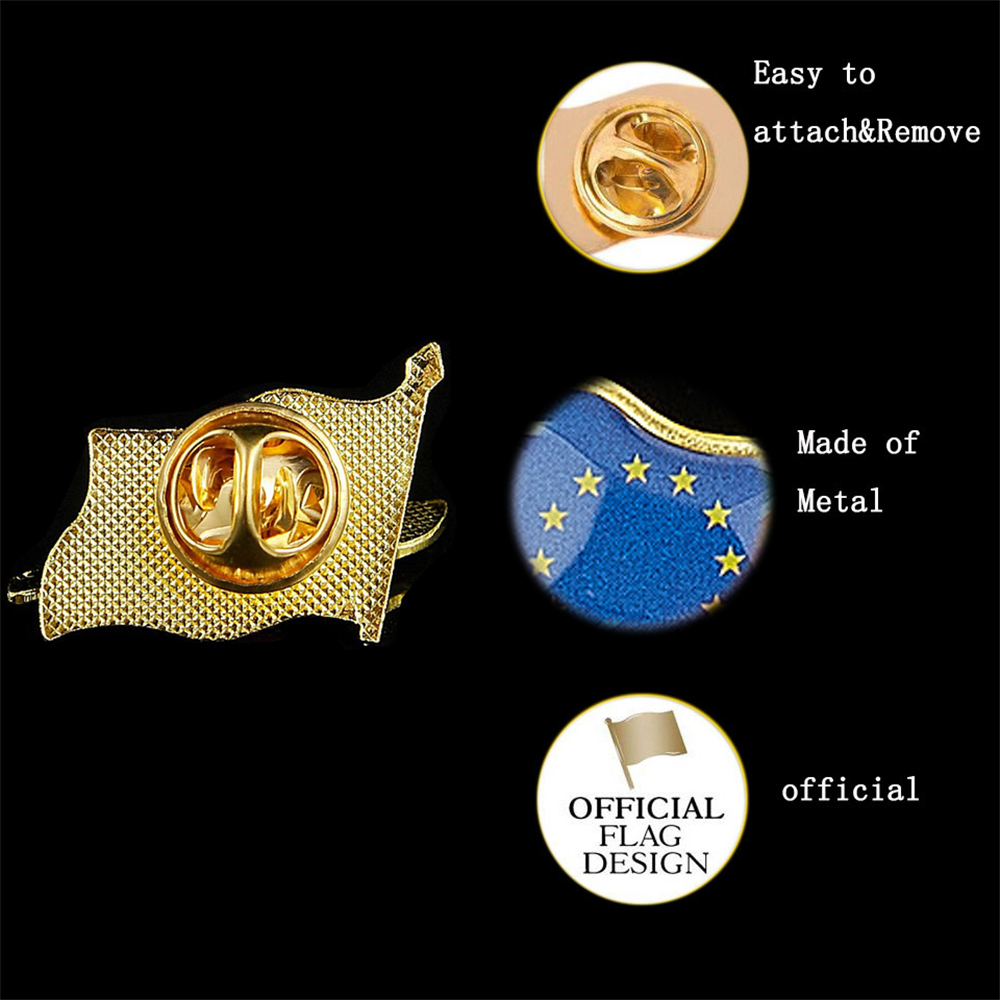 European Union Patriotism Badg - Travel Accessories Europe 评论和价格