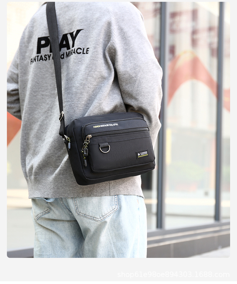 Casual Men's Crossbody Shoulde - Travel Accessories To Gift 评论和价格