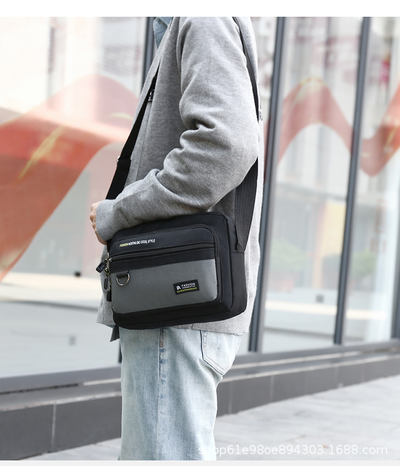 Casual Men's Crossbody Shoulde - Travel Accessories To Gift 评论和价格