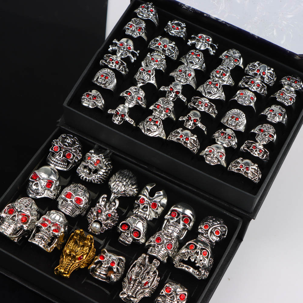 10Pcs/Lot Retro Punk Style Red - Travel Accessories Gifts For Men 评论和价格