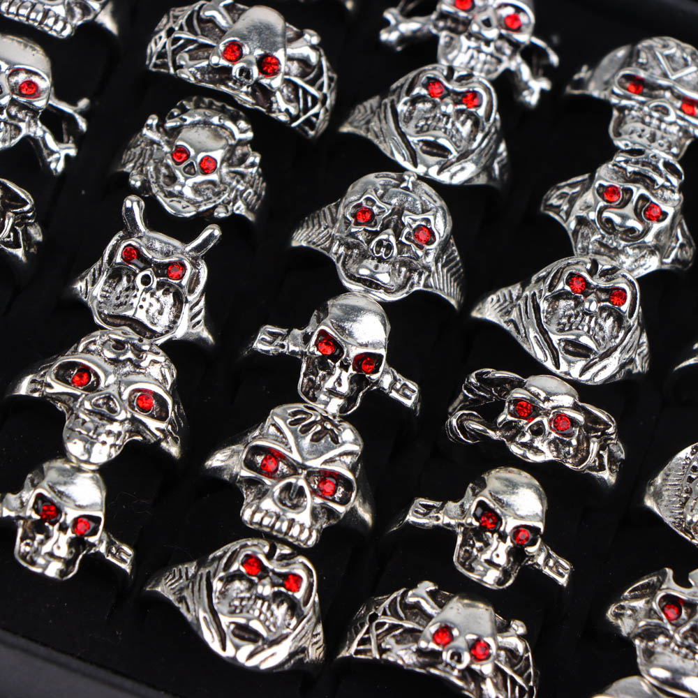 10Pcs/Lot Retro Punk Style Red - Travel Accessories Gifts For Men 评论和价格