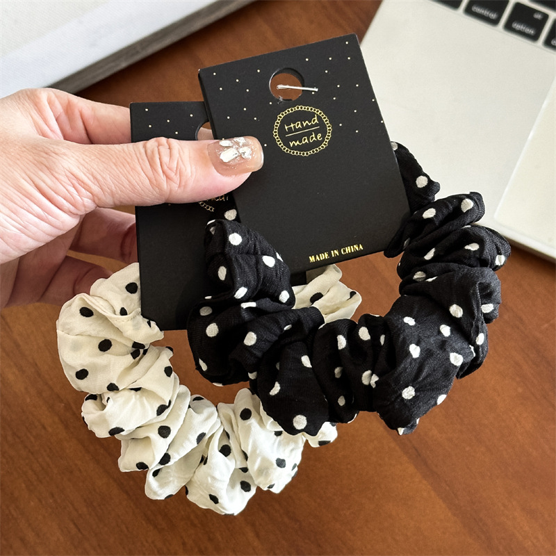 11cm/14cm Dot Cloth Scrunchies - Travel Accessories To Gift 评论和价格