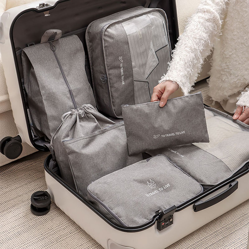 7 Piece Travel Packing Cubes S - Travel Accessories Pouch For Men 评论和价格