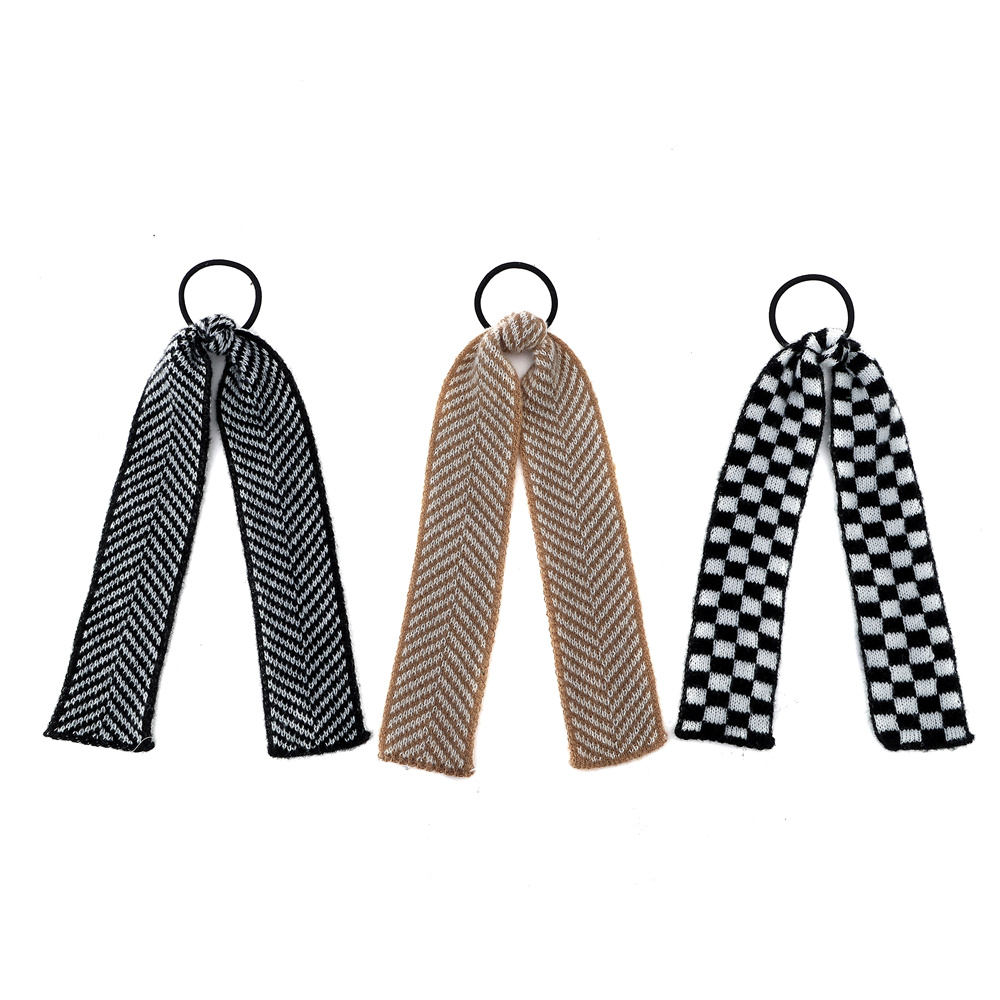 001N Checkered yarn HairBand C - Travel Accessories For 10 Year Old Girl 评论和价格