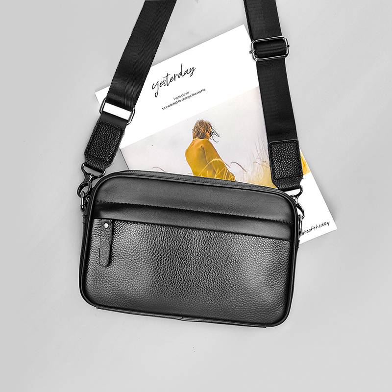 Men's Genuine Leather Shoulder - Travel Accessories Tech 评论和价格