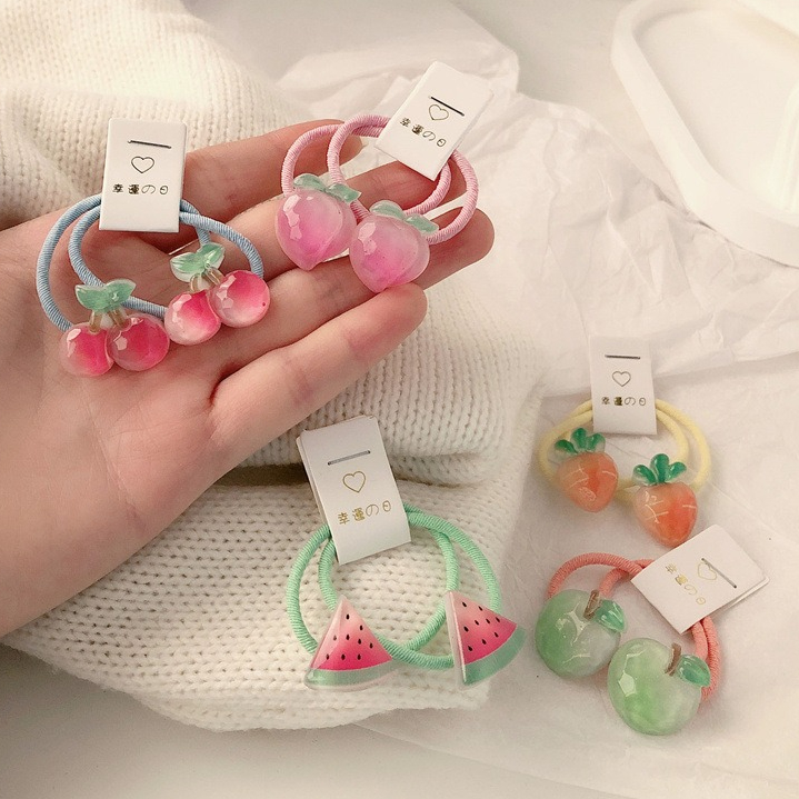 Kids Carrot Hair Ties 5 Pair N - Travel Accessories For 10 Year Old Girl 评论和价格