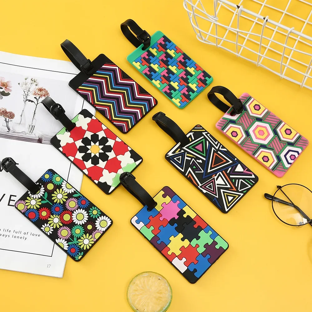 1PCS Geometric Luggage Tags Su - Travel Packing Cube 评论和价格