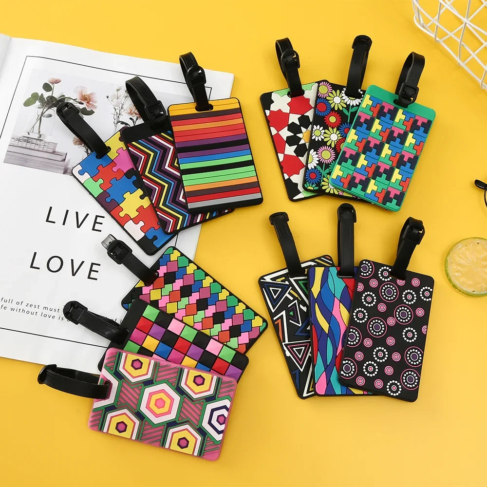 1PCS Geometric Luggage Tags Su - Travel Packing Cube 评论和价格