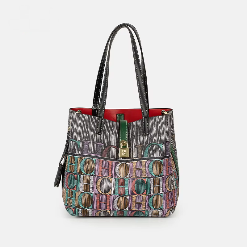 CH Art Color Printed Handbag S - Travel Accessories Tech 评论和价格