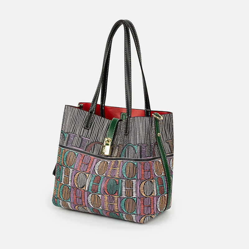CH Art Color Printed Handbag S - Travel Accessories Tech 评论和价格