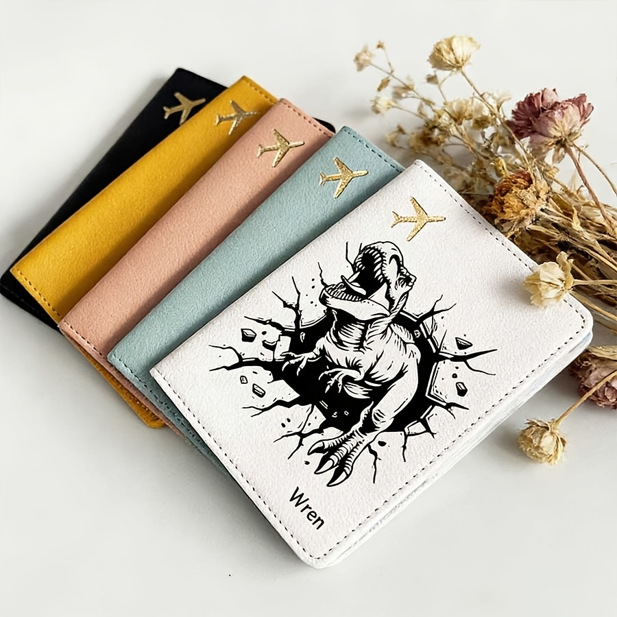 Custom Cartoon Dinosaur Name P - Travel Accessories Gifts For Men 评论和价格