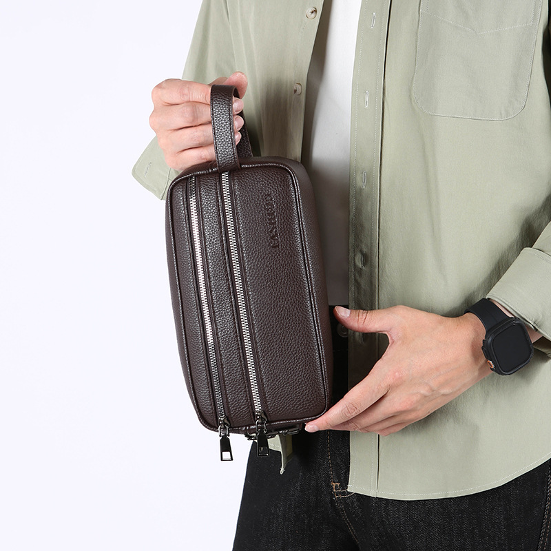 Vintage Men Hand Clutch Bag Mu - Travel Accessories Pouch For Men 评论和价格