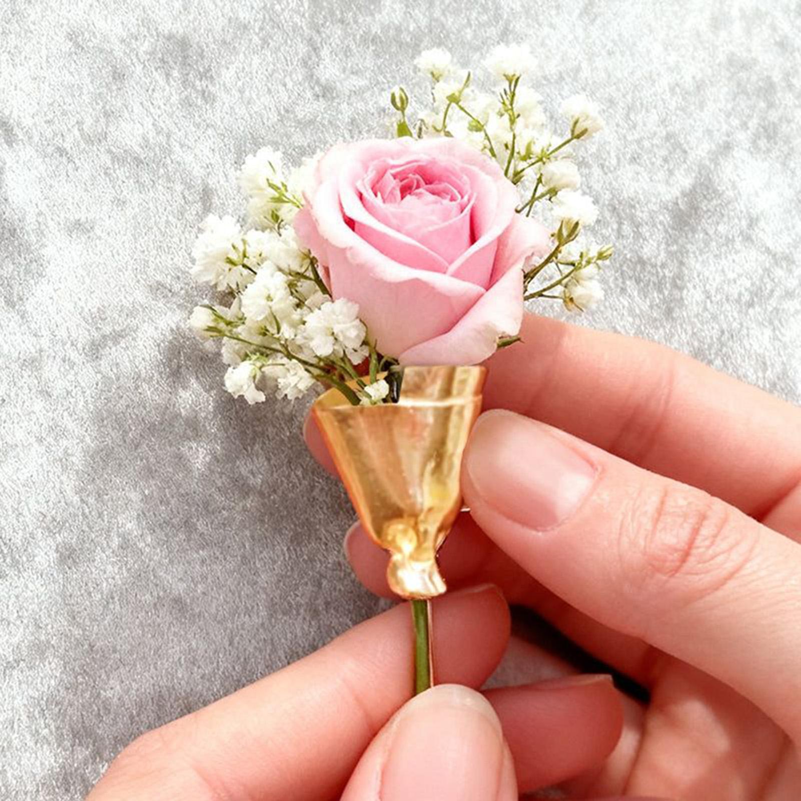 Women Flowers Bouquet Pins Bro - Travel Accessories India 评论和价格