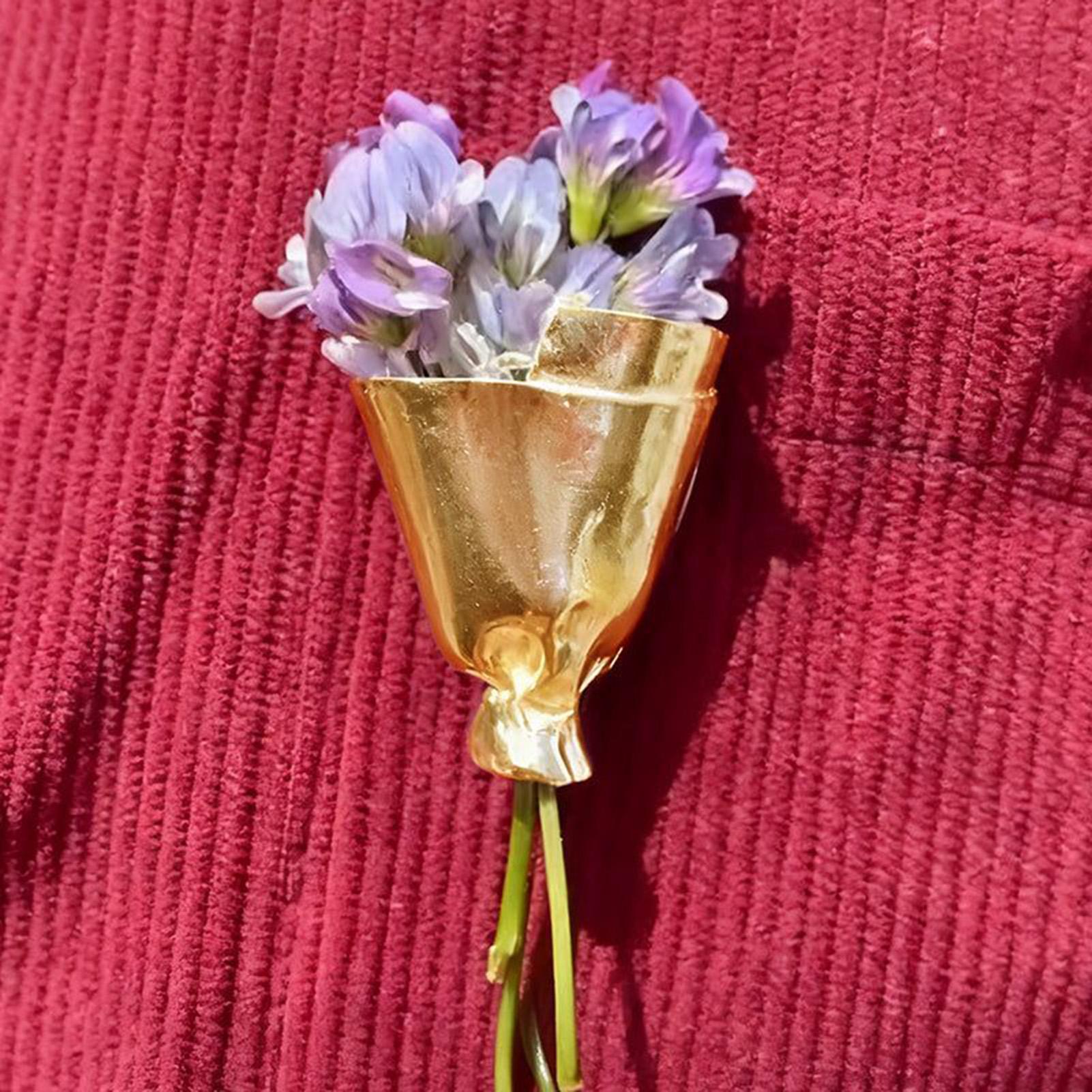 Women Flowers Bouquet Pins Bro - Travel Accessories India 评论和价格