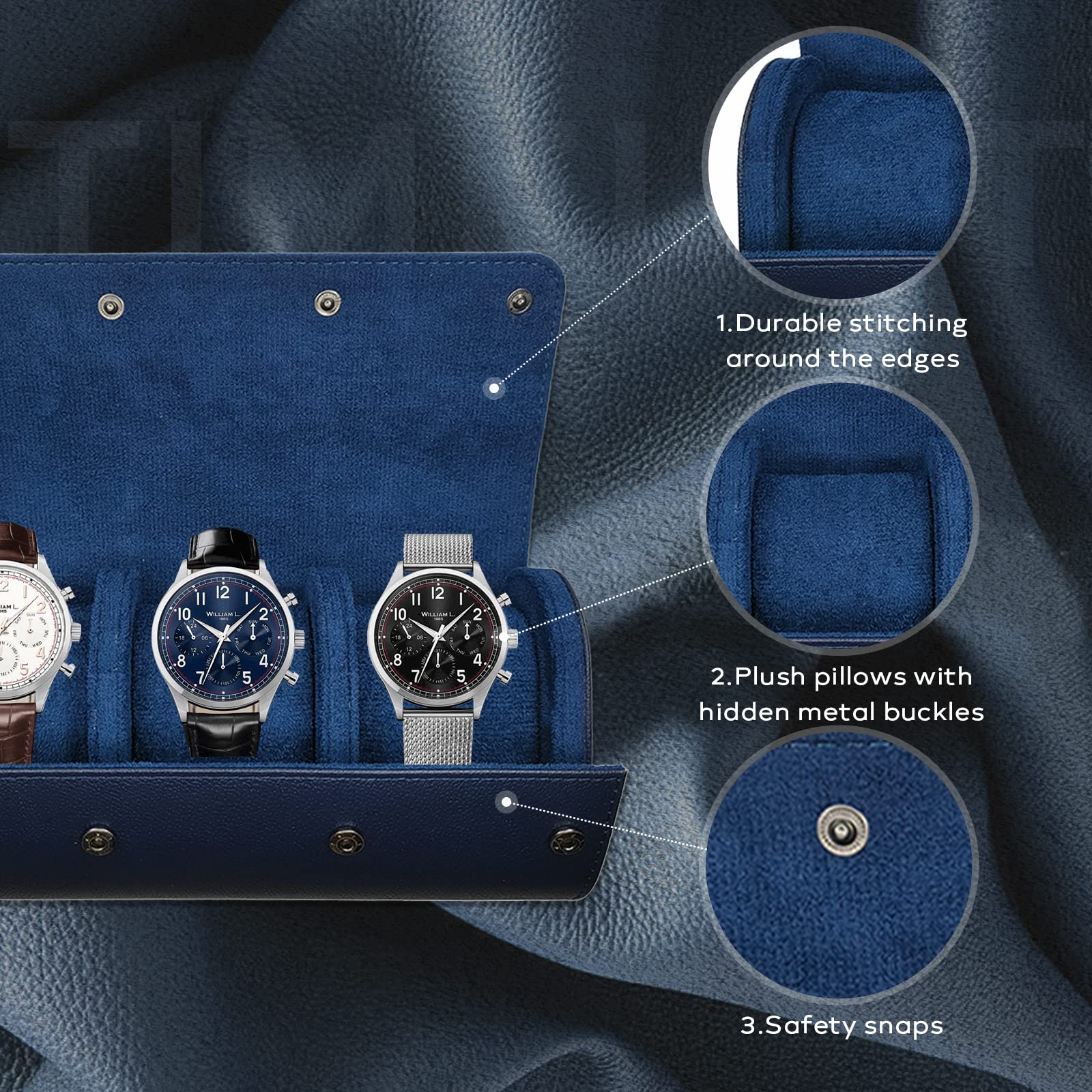 Watch Case Travel Organizer -  - Travel Accessories Gifts For Men 评论和价格