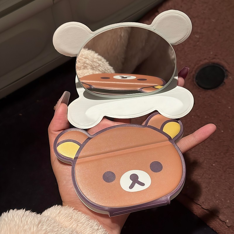 Rilakkuma Folding Makeup Mirro - Travel Accessories To Gift 评论和价格