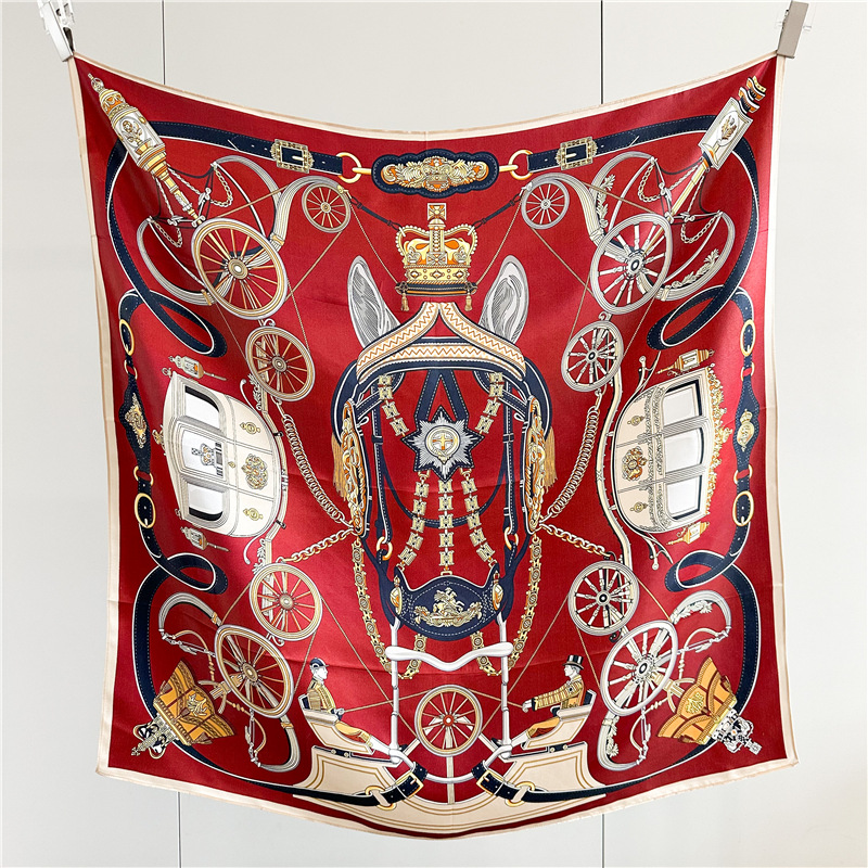 12MM Soft Silk Scarf Women 90C - Travel Accessories To Gift 评论和价格