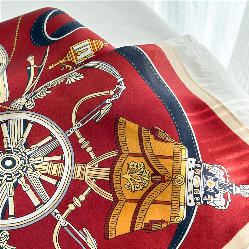 12MM Soft Silk Scarf Women 90C - Travel Accessories To Gift 评论和价格