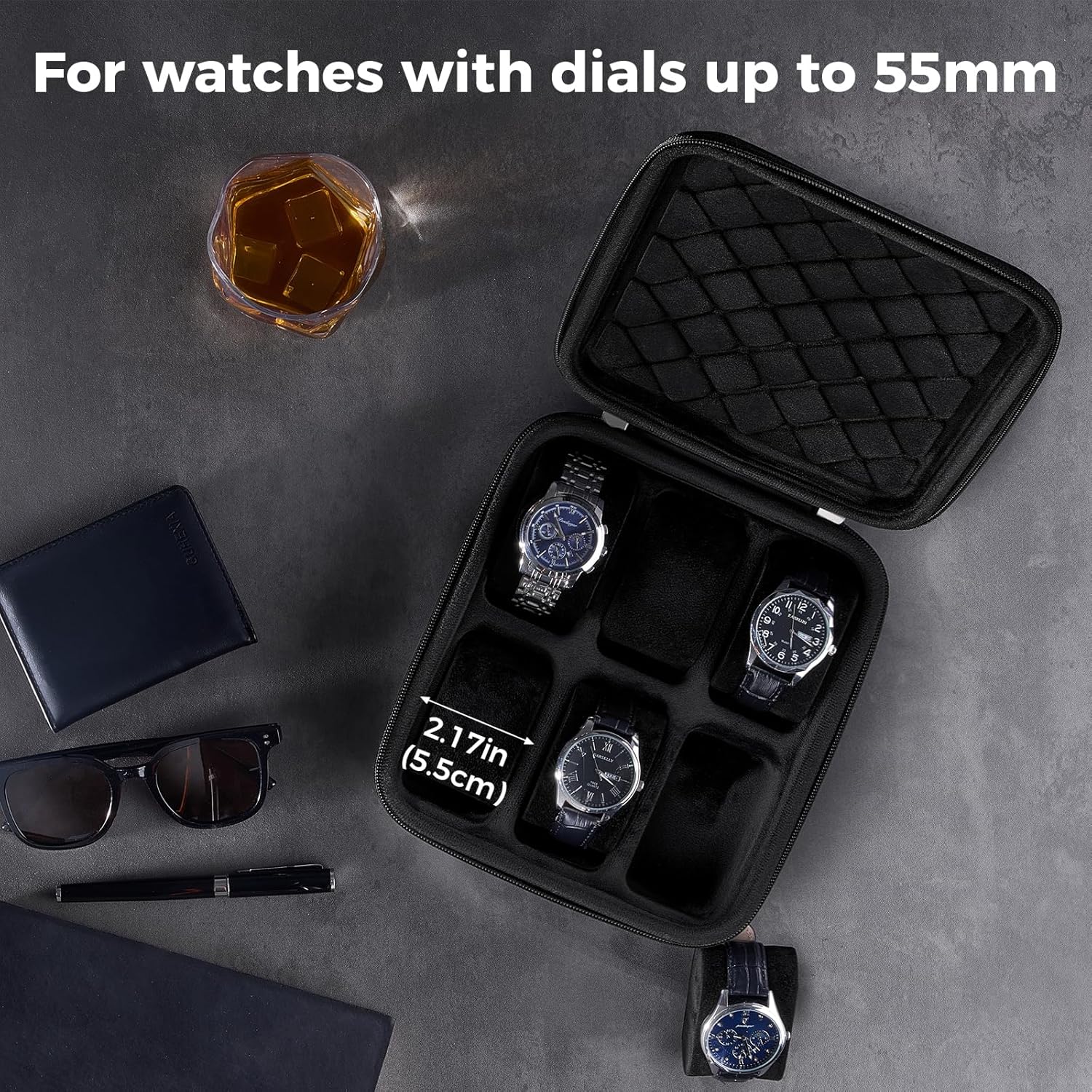 Travel Watch Bracelet Storage  - Travel Accessories Gifts For Men 评论和价格