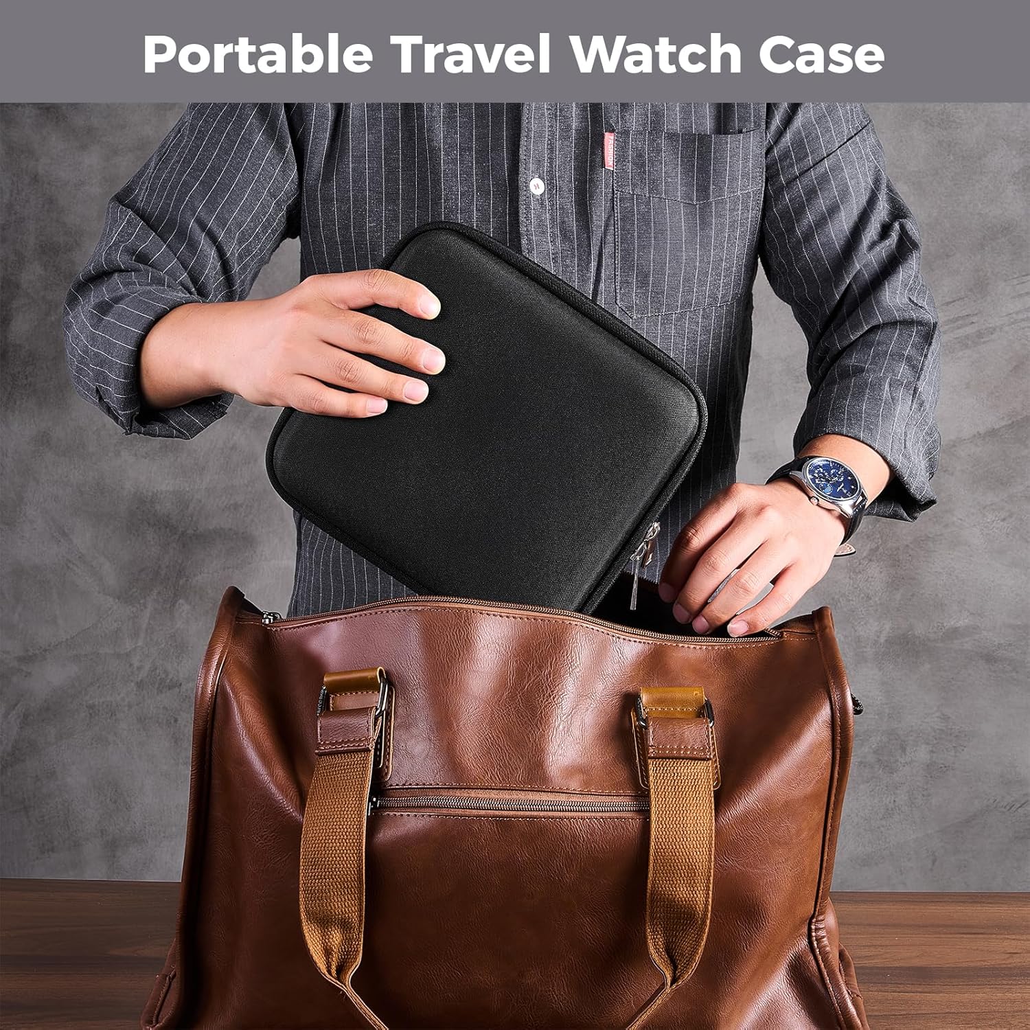 Travel Watch Bracelet Storage  - Travel Accessories Gifts For Men 评论和价格