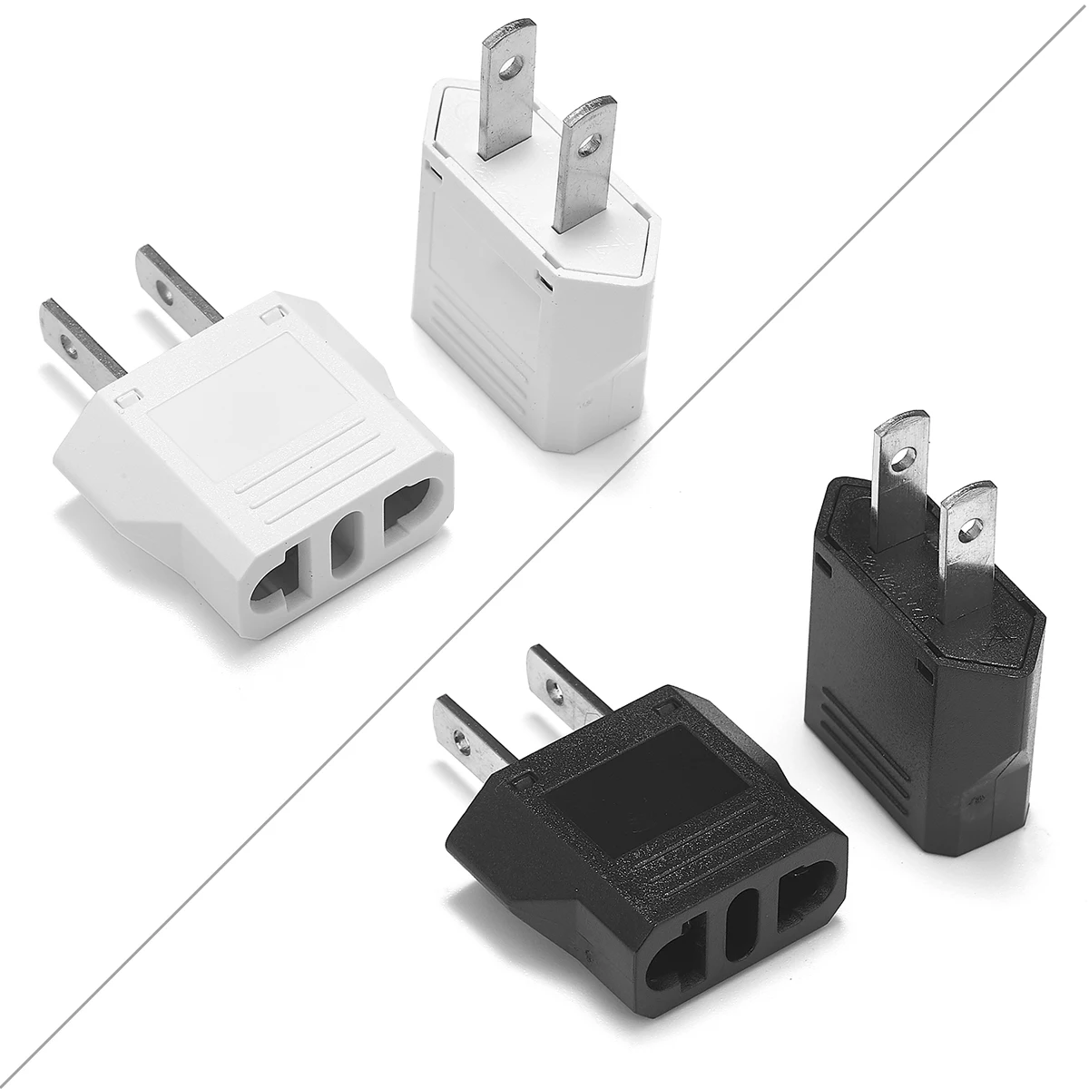 US Plug Adapter EU To US Trave - Travel Accessories Europe 评论和价格