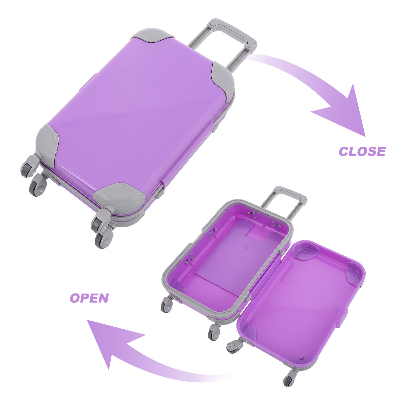 Miniature Travel Suitcase ABS  - Travel Accessories Europe 评论和价格