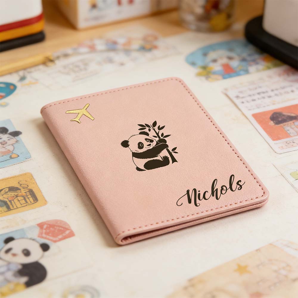 1pc Personalized Name Passport - Travel Accessories Gifts For Men 评论和价格