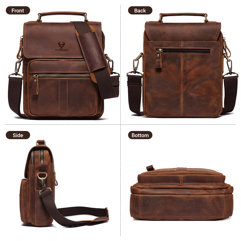 HUMERPAUL Genuine Leather Men' - Travel Accessories Tech 评论和价格