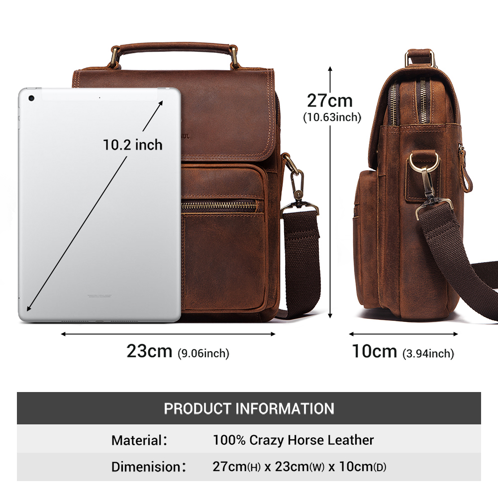 HUMERPAUL Genuine Leather Men' - Travel Accessories Tech 评论和价格