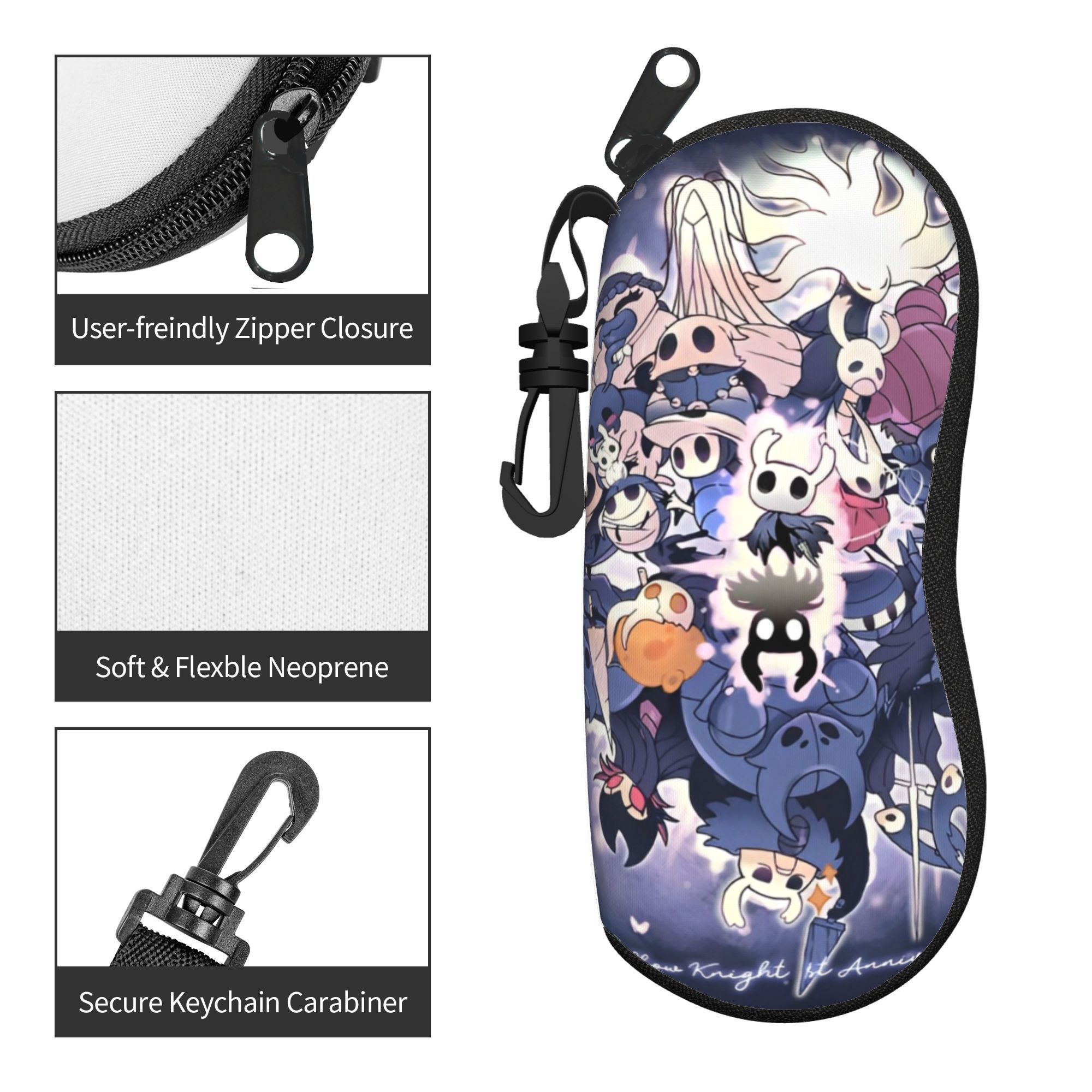 Hollow Knight Glasses Case Cov - Travel Accessories Pouch For Men 评论和价格
