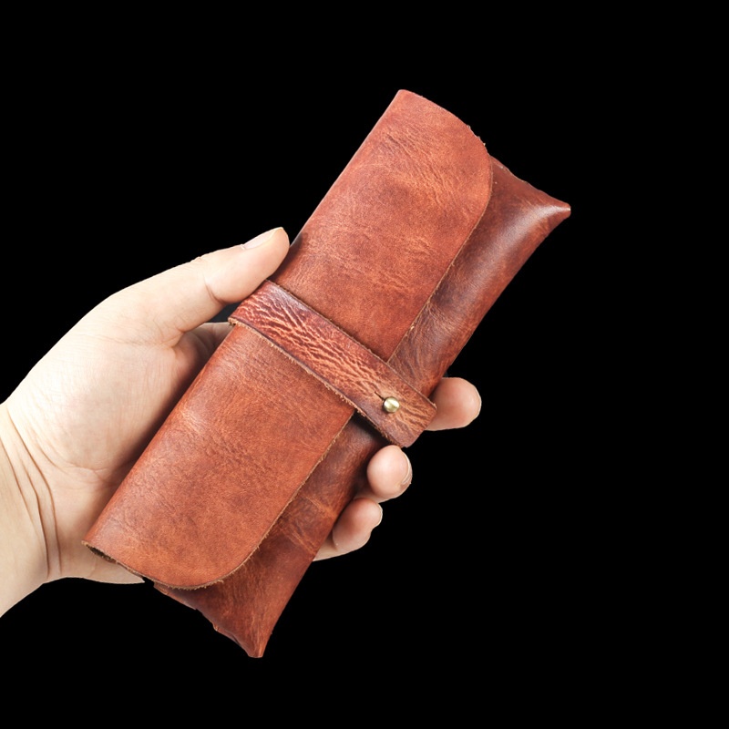 Vintage Cow Leather Pipe Bag H - Travel Accessories Pouch For Men 评论和价格