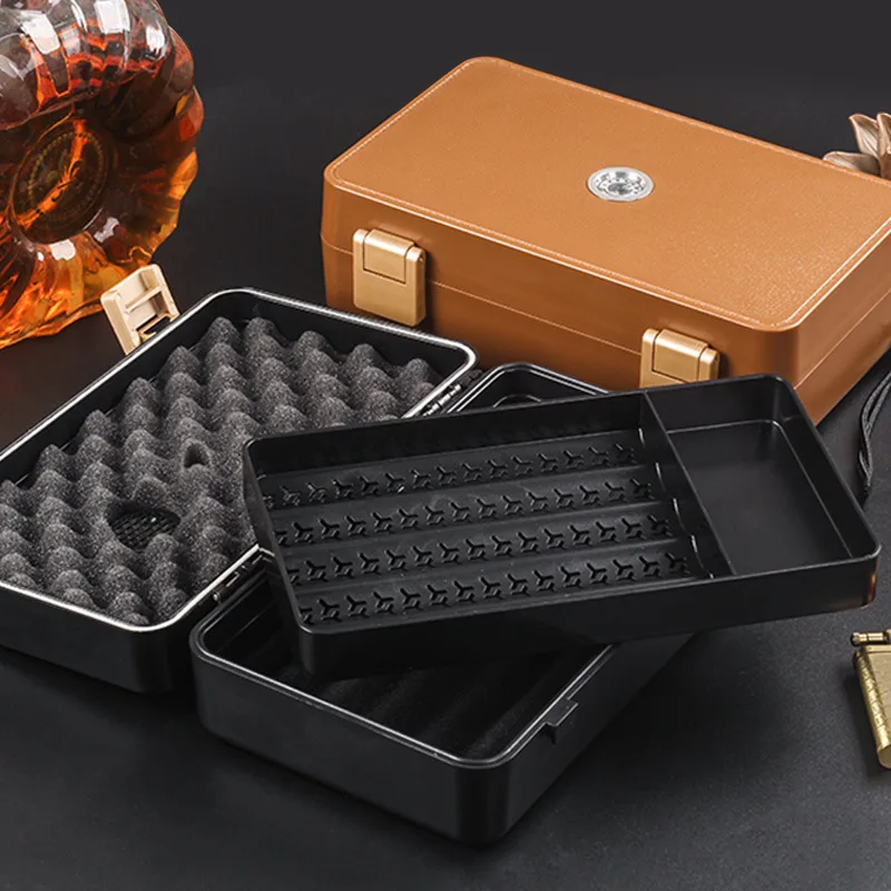10pcs ABS Humidor Cigar Box Tr - Travel Accessories Gifts For Men 评论和价格