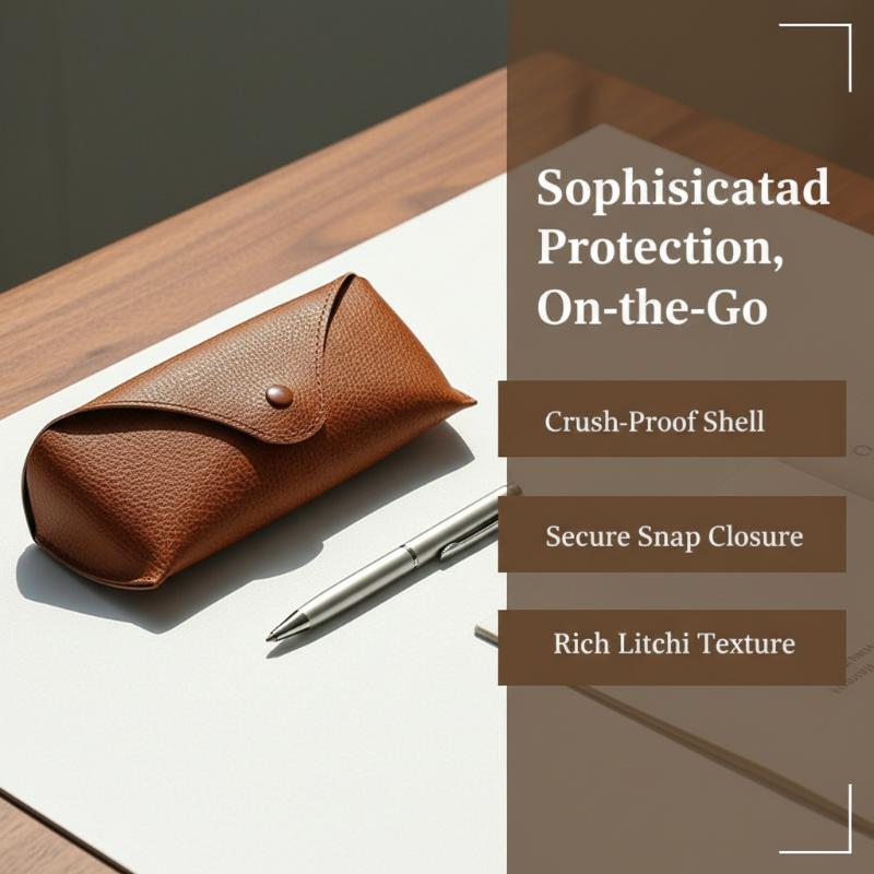 PU Leather Sunglasses Case Com - Travel Accessories Pouch For Men 评论和价格