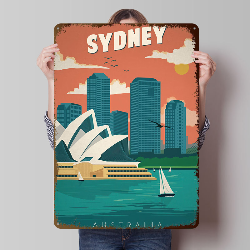 Sydney Travel Poster Customize - Travel Accessories Sydney 评论和价格