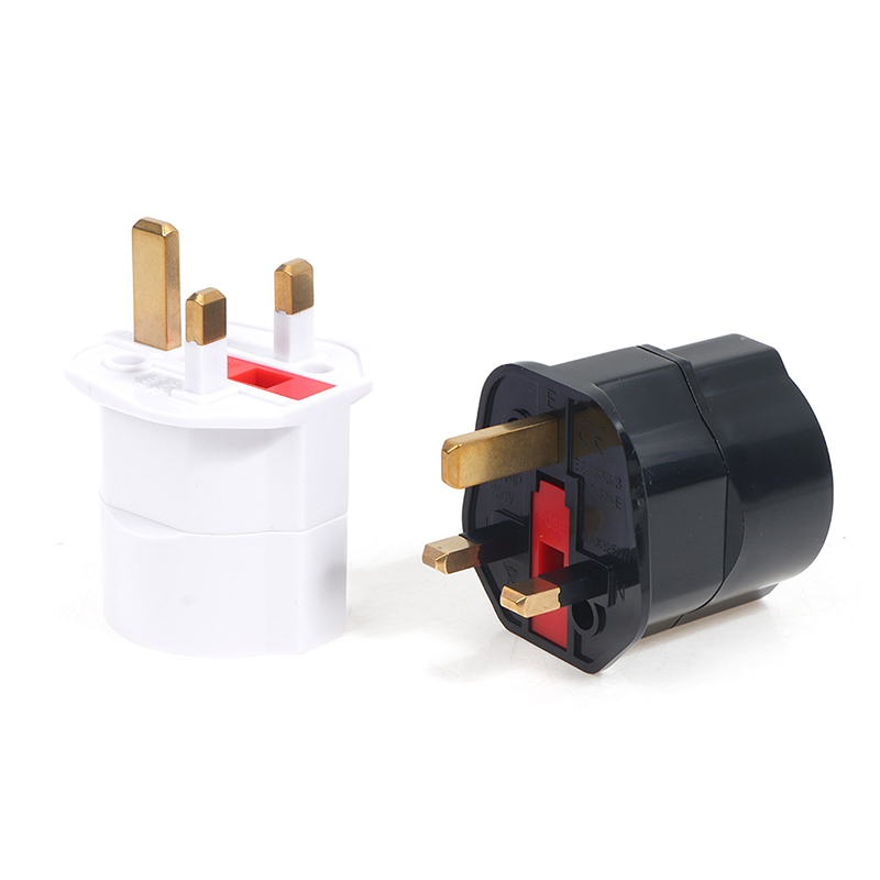 1Pc EU Euro 2 Pin To UK 3 Pin  - Travel Accessories Europe 评论和价格