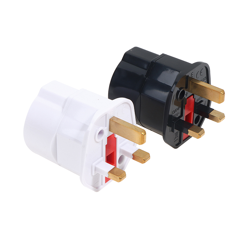 1Pc EU Euro 2 Pin To UK 3 Pin  - Travel Accessories Europe 评论和价格