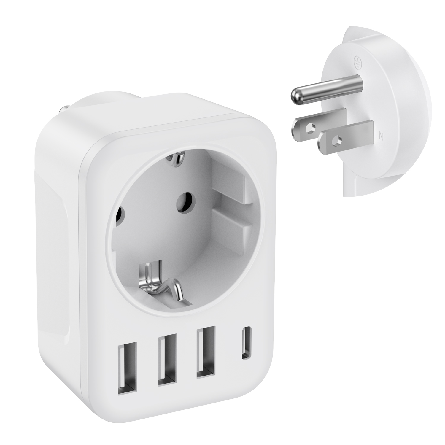 Travel Adapter USA Adapter Eur - Travel Accessories Europe 评论和价格